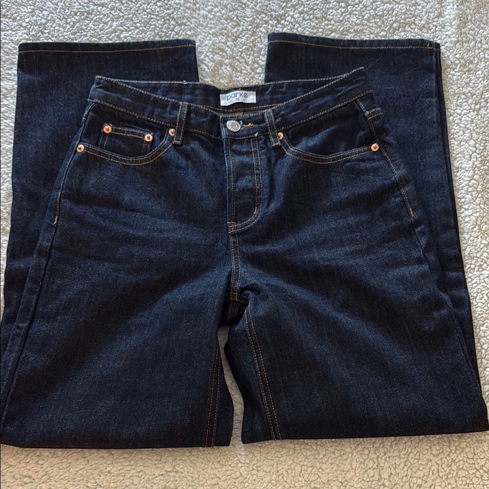 Parke dark wash Straight Leg Jeans